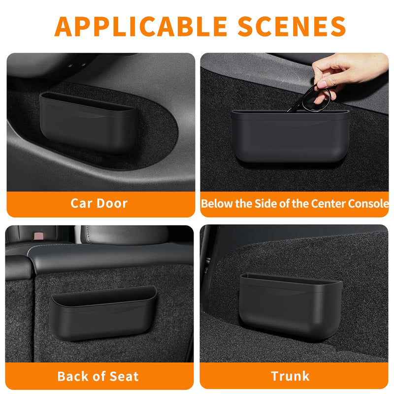 for Tesla Model Y 3 Sunglasses Holder Center Console Organizer Tray Storage Box Key Card Coin Holder Silicone Hook for Flocking Tesla Accessories Center Console Organizers