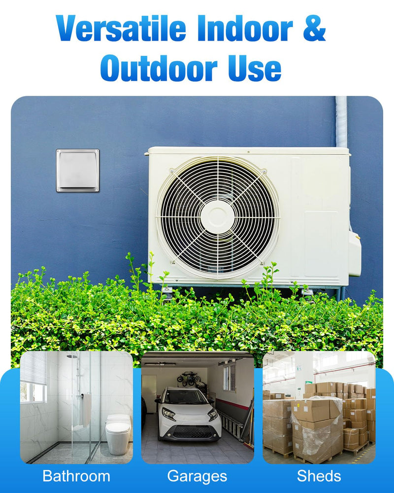  [AUSTRALIA] - 4 Inch Dryer Vent Cover Outdoor with Stainless Steel Guard Dryer Wall Exhaust Vent Cap Non-Return Flap with Sealing Gasket Grille, Easy Install(1 Pack) 1 Pack 4-Inch Insect Screen Mesh