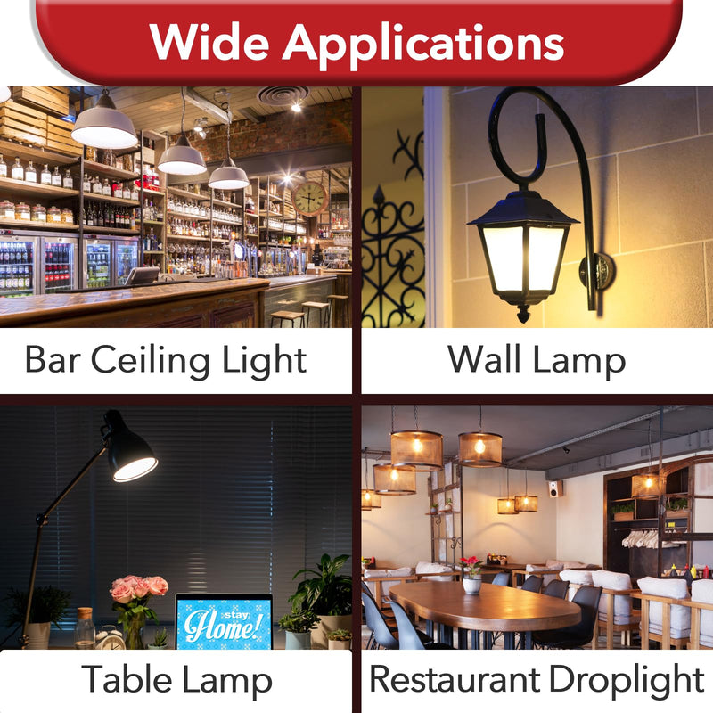16 Pcs 043168787963 78796 Halogen Light Bulbs, 43W 120V with E26 Base | Full 360° Light Beam, Clear Dimmable Lighting, Fits Various Indoor Lamps, Direct Model Replacement, Tool-Free Quick Install 16