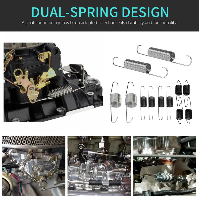 Carburetor Throttle Return Springs Replacement for Dorman 59207 Throttle Return Spring Kit, 2 Sets, 12 Pcs