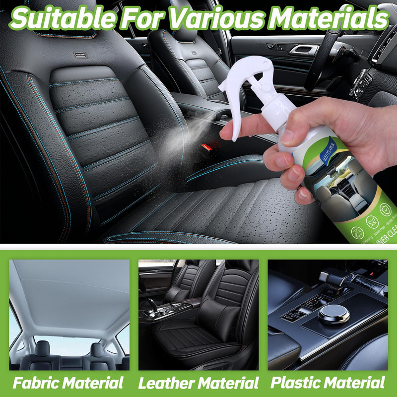 8.66 OZ (256 ml) Car Ceiling Cleaner,Headliner Cleaner,Multifunctional Car Interior Roof Fabric Cleaner Spray,Multi Purpose Deep Clean for Leather,Fabric,Plastic of Auto and Home