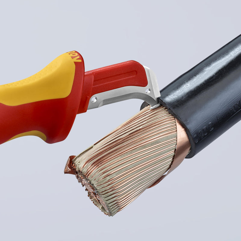 KNIPEX 98 55 1,000V Insulated Dismantling Knife