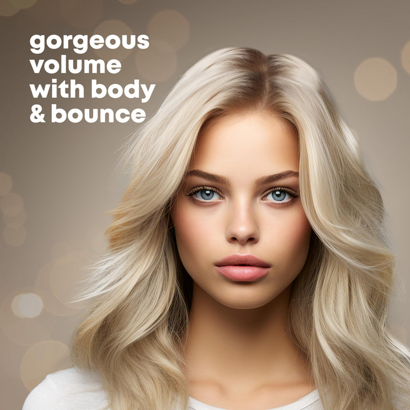 REVAMP Ceramic Hot Brush Styler - Ionic, Fast Heat, Gold Edition, 40 mm | Round Barrel Heated Curling Brush, Volumising, Thermal Styling, Blowout, Waves & Bouncy Curls