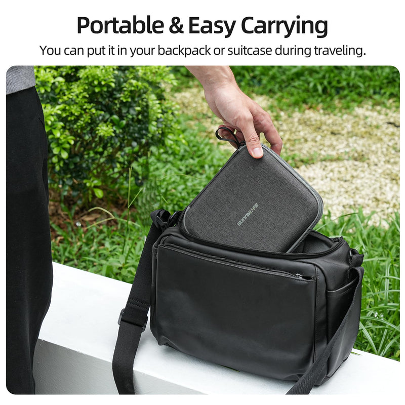 Portable Case Storage Bag for DJI Osmo Pocket 4P Creator Combo Accessories | Compact Hard Case, Velvet Lining, Fits DJI Osmo Pocket 4 Pro Vlog Combo, Power Expansion Combo, Mini Tripod Accessories