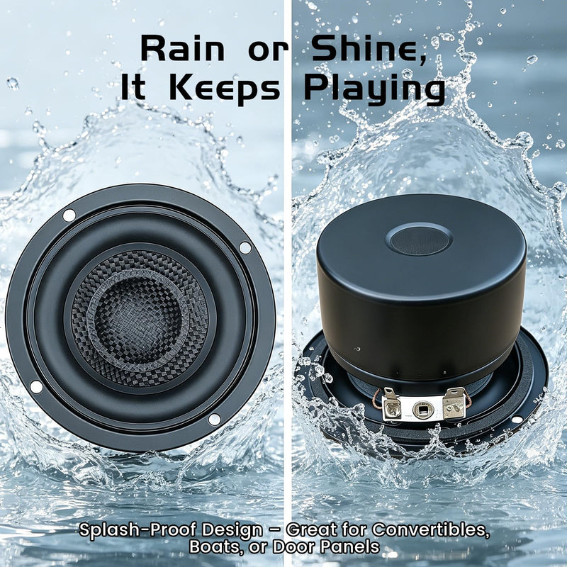 Dynamic 3inch Subwoofer Speakers, Fiberglass, 4ohm, 25w Power, Low Frequency Glass Fiber Woofers