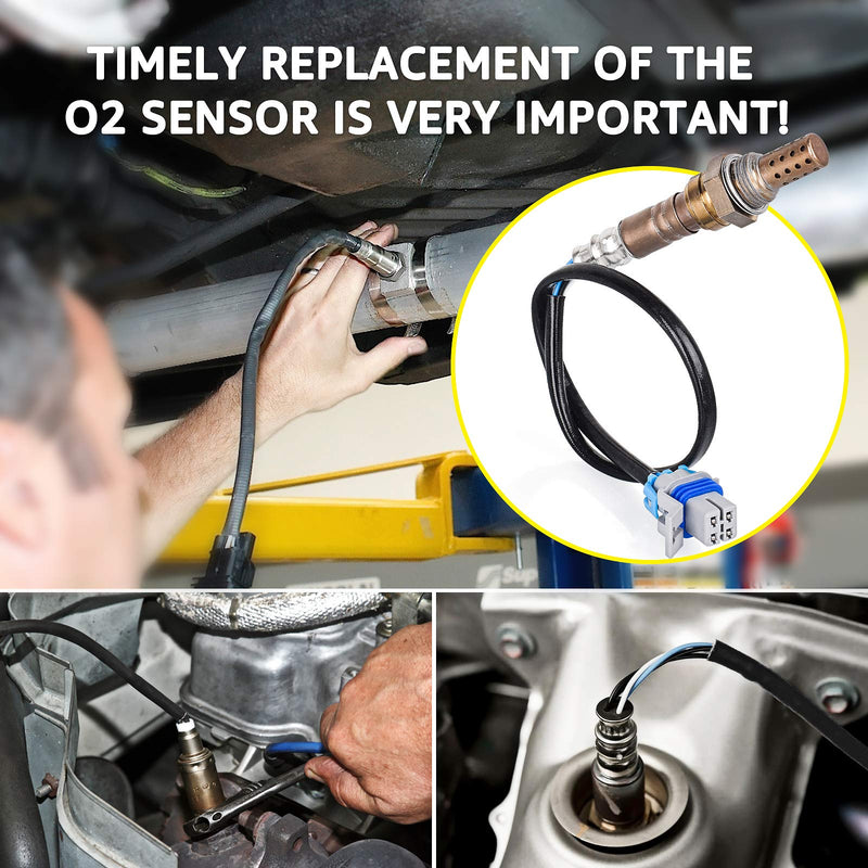 Nifeida 234-4407 Oxygen O2 Sensor 2 Downstream Compatible with 02-06 Chevy Express Silverado Tahoe GMC Savana Sierra Yukon & 03-06 Hummer H2 Escalade
