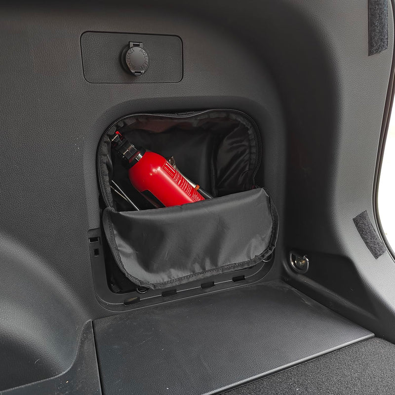 Trunk Upgrade, Trunk Organizer Pocket Bag, Trunk Cubby Storage bag,Cargo side pocket For Toyota Rav4 2025 2024 2023 2022 2021 2020 2019 Black, 1 pc Trunk Storage Bag for Rav4 2019-25 （without Backpack Function）