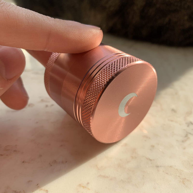 Brando Moon Small Manual Kitchen Crusher Rose Gold 1.6 inch (Rose Gold)
