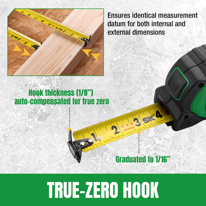 SK Tools USA 16FT Self-Lock Tape Measure | SK02337