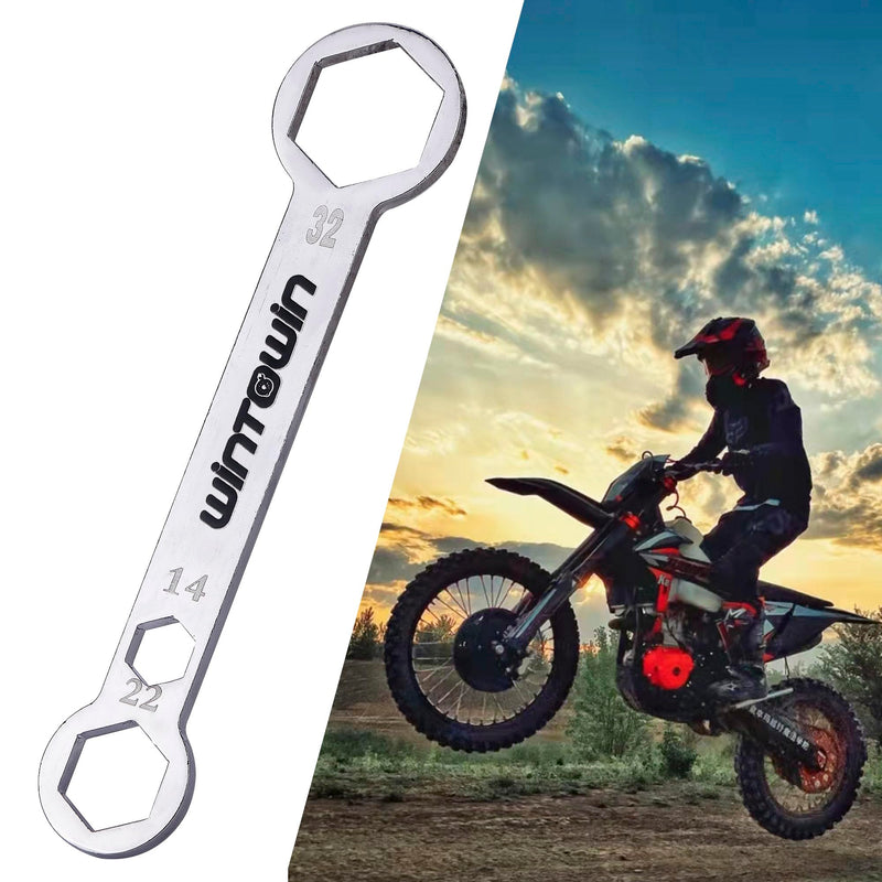 Axle Wrench 14mm x 22mm x 32mm,Used to Remove Most Motorcycle Front and Rear Axles Axle Wrench 14mm x 22mm x 32mm