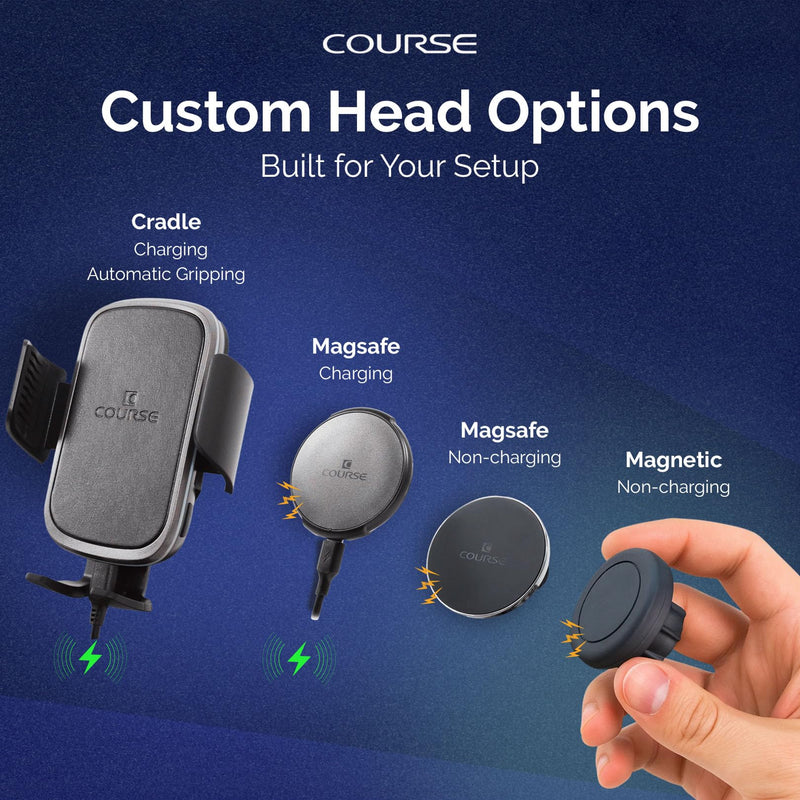 Course Motorsports Direct Fit Phone Mount - Chevrolet Colorado/GMC (Canyon 2015-2022) Compatible with All Phones - Magsafe Compatible Magnetic