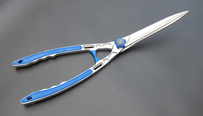 Hedge Shear 23.8 Inch (605MM) - Grass Shear - Lawn Shear - 9 Inches (230MM) Stainless Steel Blade - Aluminium Body with Soft Touch Vinyl Grip