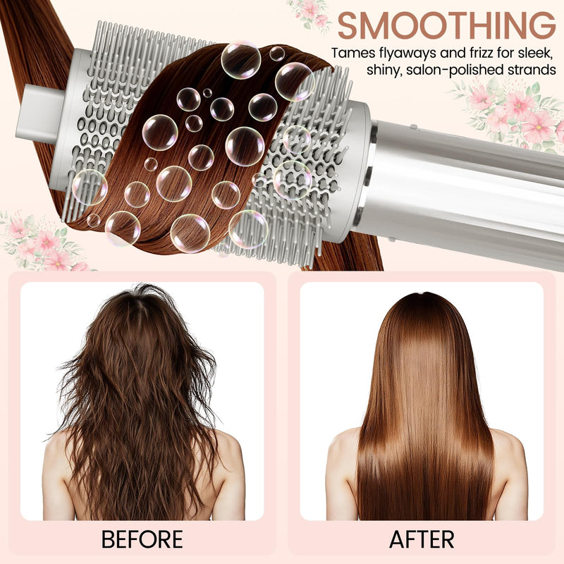 New Large Round Volumizing Brush for Shark Flex Style Attachments | 3-Inch Big Round Brush Compatible With Shark FlexStyle HD400 Series, Full Volume Curling & Smooth Blowout Styling Tool