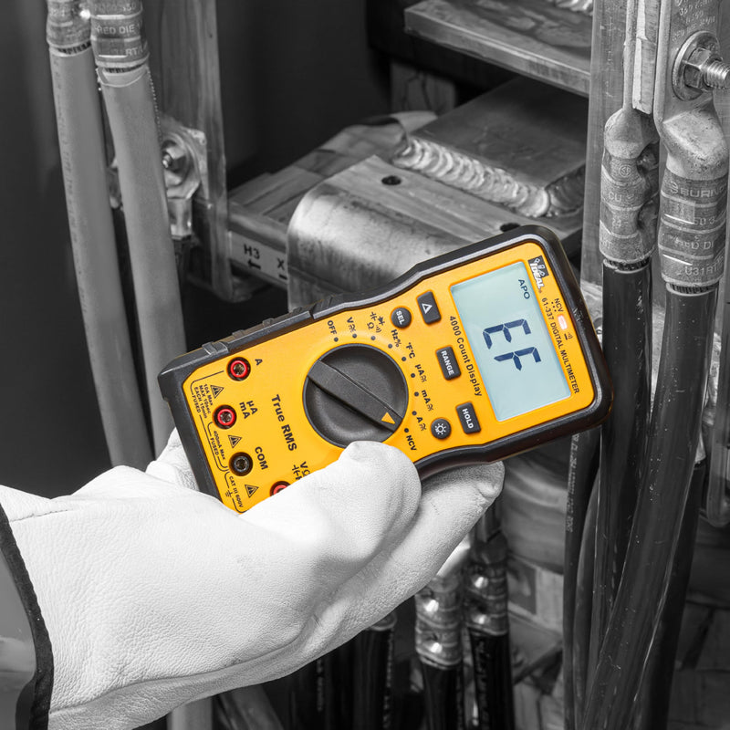 Ideal Electrical 61-337 Auto Range Digital Multimeter with NCVT and Temperature, 600V, CAT III