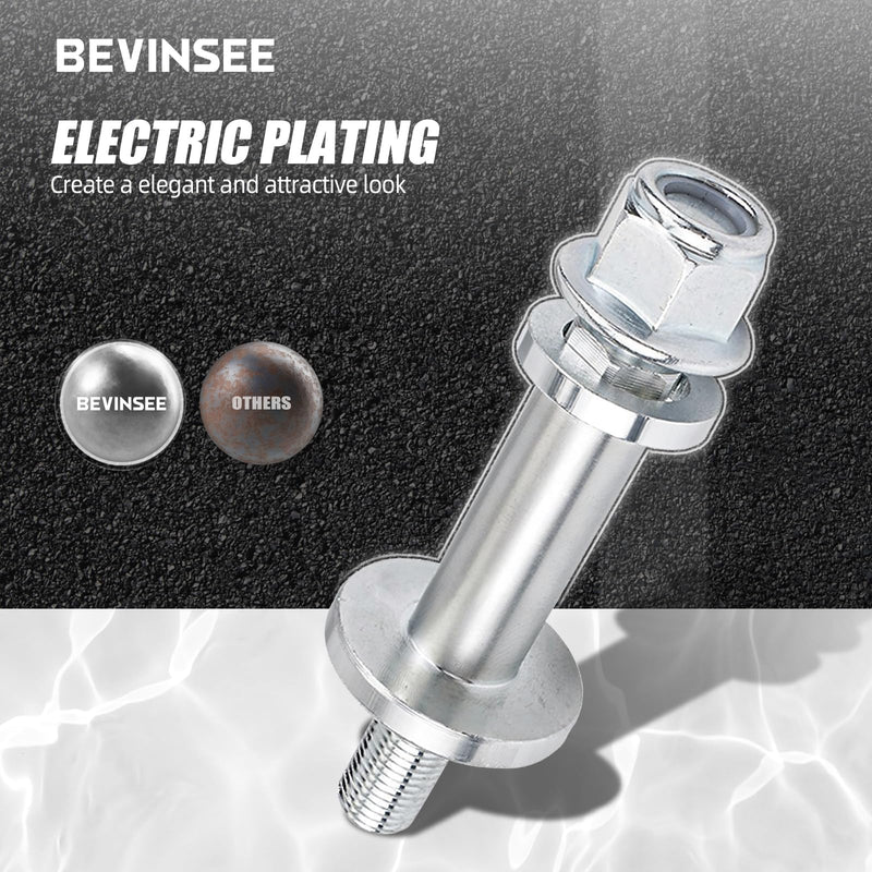 Bevinsee B-series Transmission Torque Mount Bracket Bolt Compatible with Honda Civic Acura Integra CR-V 5-Speed Manual B16 B18 Silver