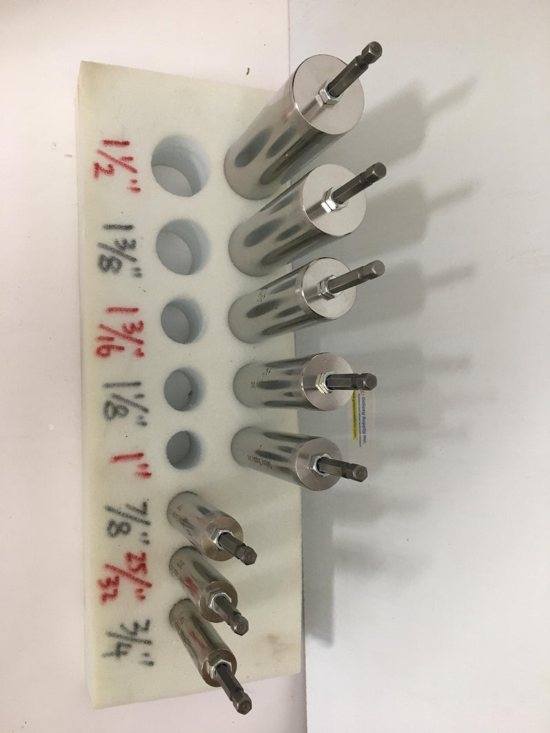 Foam Hole Cutter 1-1/2"=38mm Diameter, Stainless Steel, 1 Count