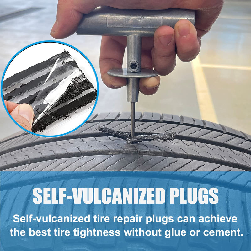 Tire Plugs Heavy Duty (4", 30pcs).Tire Sealing Strip for Puncture Repair are Suitable for Tubeless Tires Car, Light Truck, Motorcycle, ATV, UTV. etc.… Tire Plugs (30PCS)