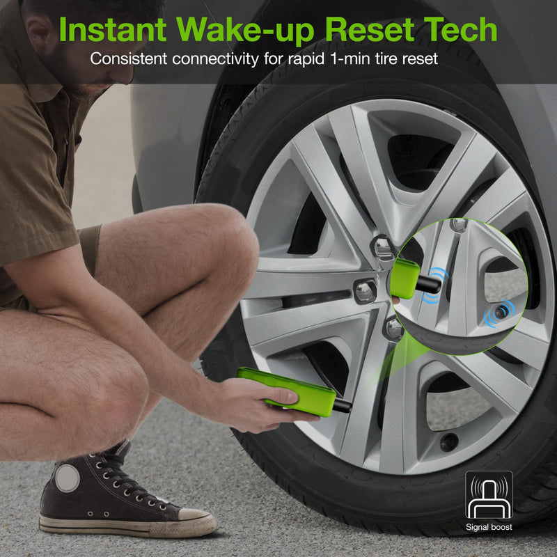 VXDAS 2IN1 TPMS Relearn Tool Super GL50448 for GM and Ford with Model Switch Button,Tire Pressure Sensor Monitor Rest Activation for Buick, Cadillac, Chevrolet, GMC, Lincoln, Mazda 2024 Edition(Green) Green