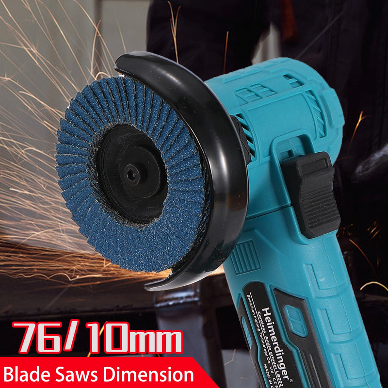 Brushless Mini Angle Grinder for Makita 18V Battery-Tool Only, 19500RPM Cordless Cutting Tool