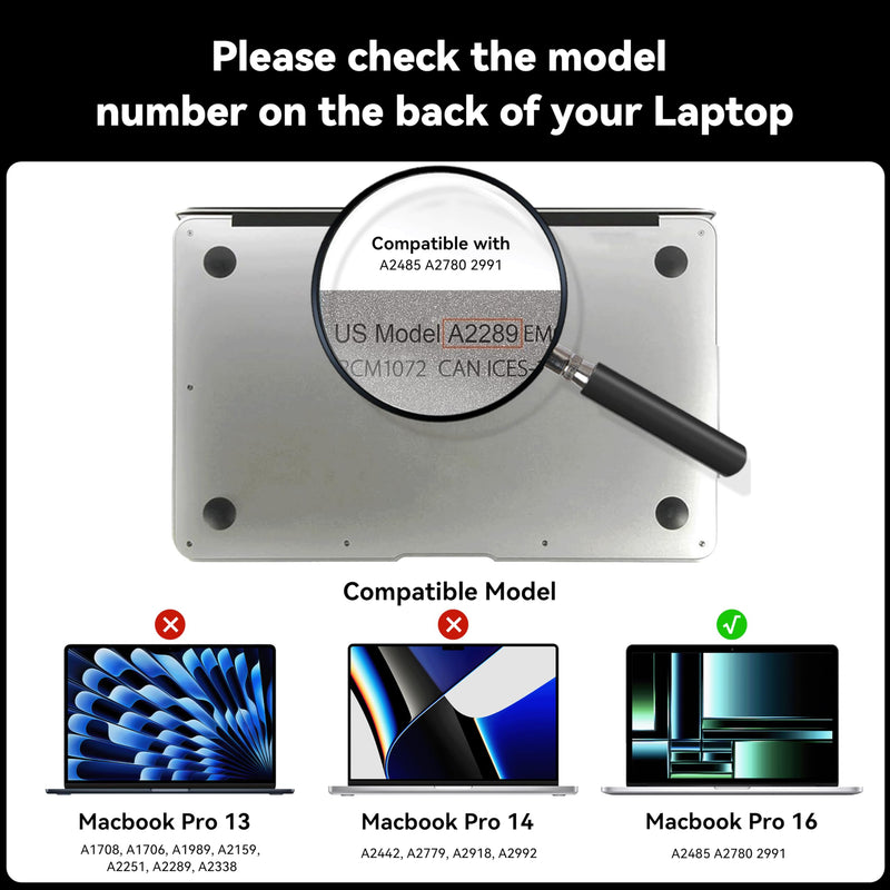 IPROKKO 360° Privacy Screen MacBook Pro 16 inch (2021, 2022, 2023,2024, M1, M2, M3, M4,Pro, Max), Matte Anti Glare Blue Light 16" Mac Scratch Resistant Laptop Screen Protector Filter 16inch
