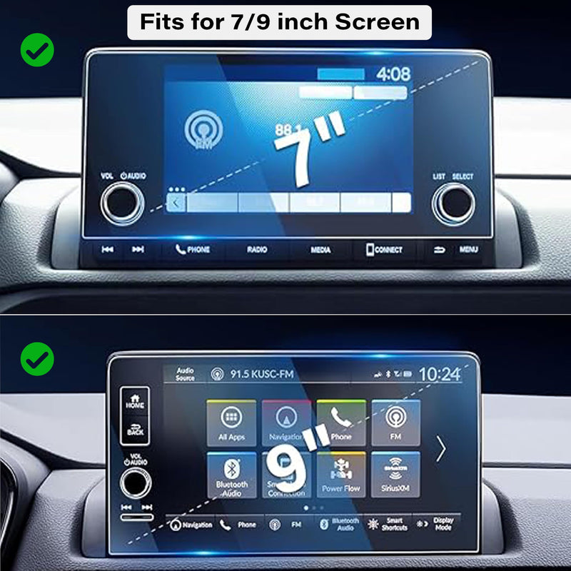 Car Phone Holder for Honda CR-V 2023 2024 2025 / HR-V 2023-2025 Accessories, Apply to 7/9 Inch Touch Screen,15W Fast Magnetic Charger Screen Fixed Clip Cell Phone Mount Hands-Free fit for 2023-2025 CRV/HRV with 7/9 In Screen