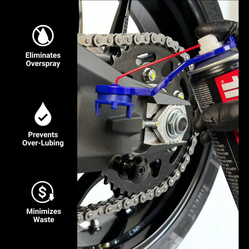 Oinker® Chain Lube Applicator Tool for [520 & 420 Chain Size] – Mess-Free, Precise Lubrication for Motorcycles 520 Chain Size