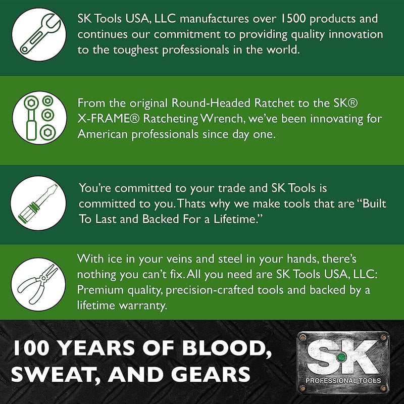 SK Tools USA 1/2" Drive Chrome Speeder Handle | 40181