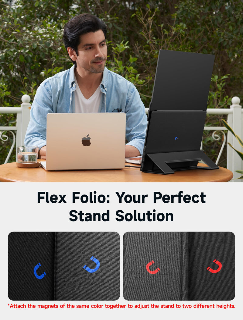 JSAUX Leather Stand for FlipGo 16" Portable Monitor