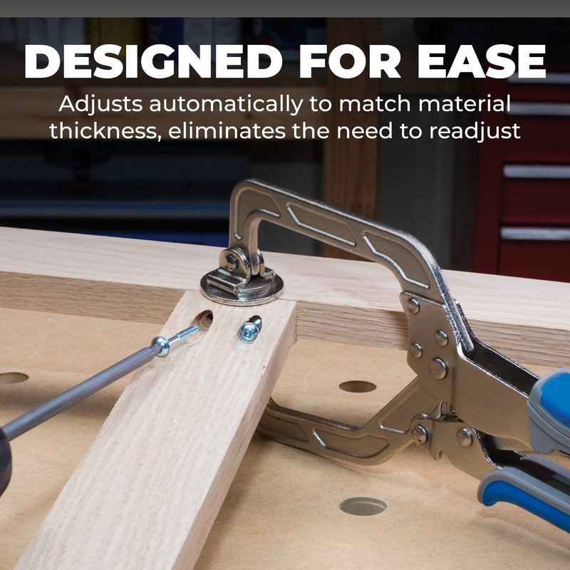 Kreg Wood Project Clamp - Automaxx Auto-Adjust Clamp Pressure Technology - Carpenter Tool For Woodworking - KHC3 - 3 Inch 1 3"