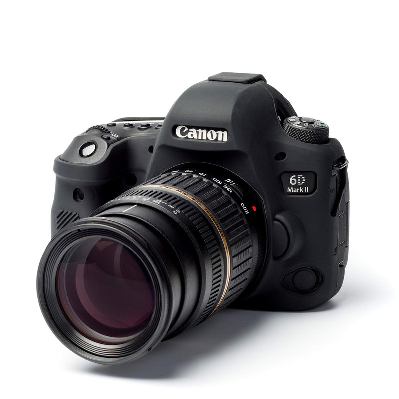 easyCover Silicone Protection Case for Canon 6D Mark II Camera, Black