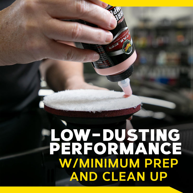 Meguiar's DA 6” Microfiber Cutting Disc, Microfiber Pads Compatible with a DA Polisher for Car Detailing, That Removes Moderate Scratches, Swirls, and Paint Defects, 2 Pack 6" Cutting Disc - 2 Pack