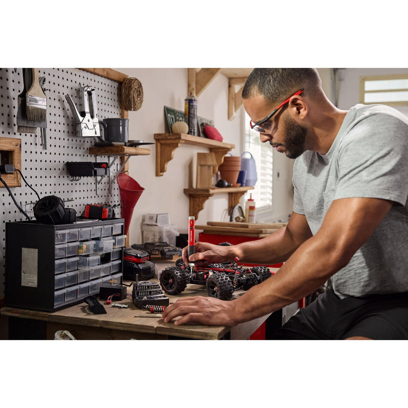 CRAFTSMAN Electric Screwdriver Cordless 25 Piece Kit, 4V Precision Screwdriver Set Rechargeable Power, USB Compatible, Includes Bit Set Storage, Charging Base, LED Light (CMHT66720)