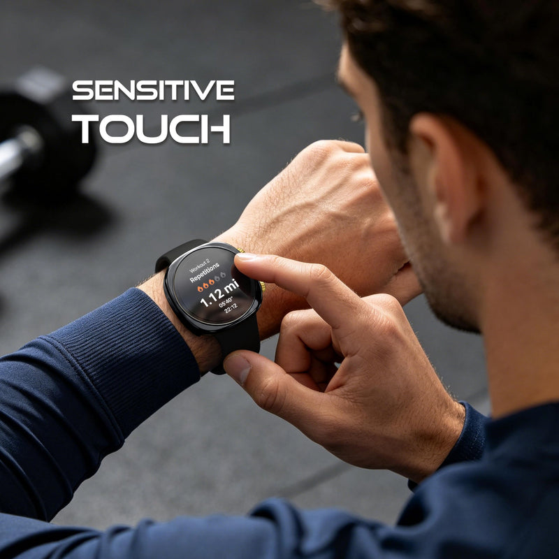 Adorve Metal Screen Protector Case for Samsung Galaxy Watch 9 8, 44mm, Gray | 2 in 1 Shockproof Protective Case with 9H Tempered Glass Film and PC Back Cover, Perfect Fit, Lightweight Galaxy Watch 9 8 (44mm)