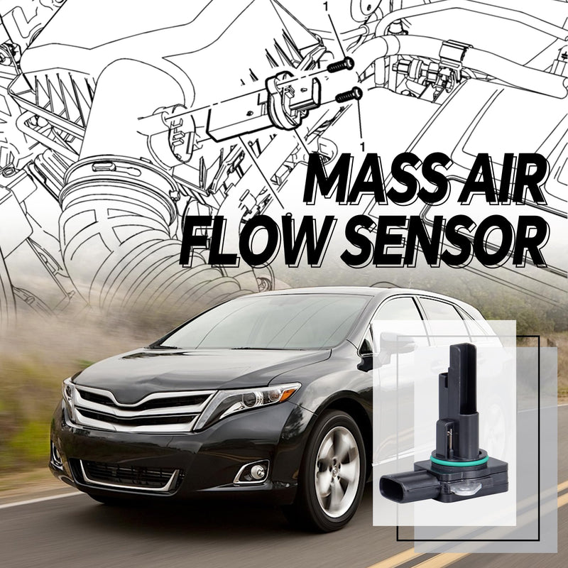 Mass Air Flow Sensor MAF 22204-31020 Compatible with Toyota Camry/Corolla/Highlander/RAV4, Lexus ES350/GS350/IS350/RX350, Scion TC/XB/XD, Replaces 22204-0T010