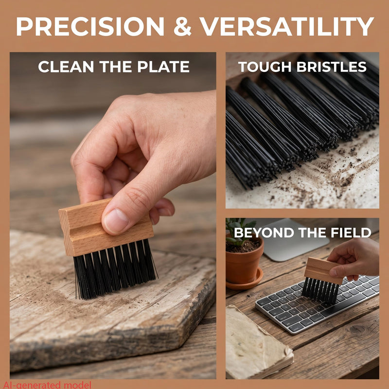 3pcs Heavy Duty Home Plate Brush with Plastic Handle – Baseball & Softball Field Equipment for Umpires, Coaches, and Groundskeepers