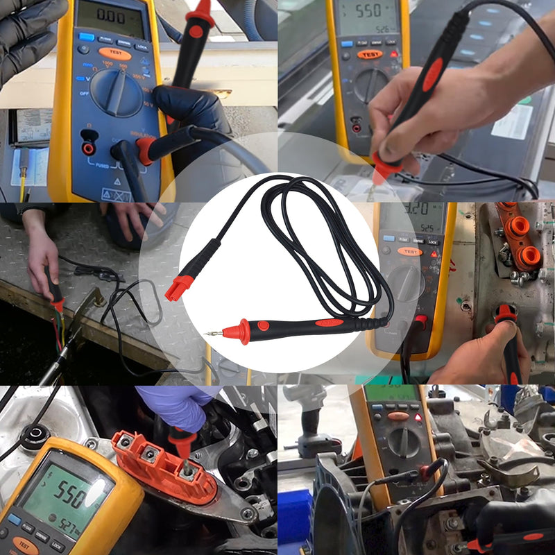ZIBOO ZB165X Remote Control Probe with Test Button Use for Megohmmeter Insulation Resistance Tester, Insulation Multimeter,Compatible with FLUKE 1503 1507 1587 1577 TP165X