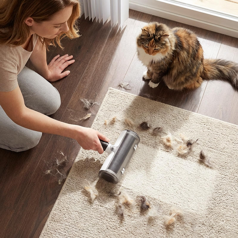 RLAVBL Pet Hair Remover Roller, Reusable Lint Roller Clean for Pet Fur, Cat and Dog Hair Removal Brush for Carpet, Sofa, Clothes, Bedding, Animal Fur Removal Tools