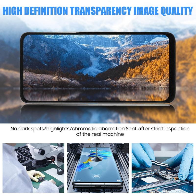 Incell LCD Digitizer Screen Assembly for iPhone 13 Pro Max 6.7 Inch | Complete DIY Repair Kit with Adhesive & Tools, Fits Model A2484 A2641 A2643 A2644 A2645 6.7'' For iPhone 13 Pro Max
