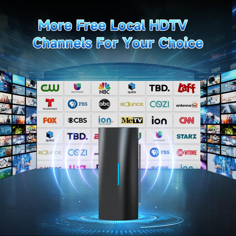 2026 Digital TV Antenna, 5000+ Miles Range HD Antenna with Signal Booster | Indoor & Outdoor Antenna for Local Channels, Works with 4K 1080P Smart & Traditional TVs, 40ft Coaxial Cable