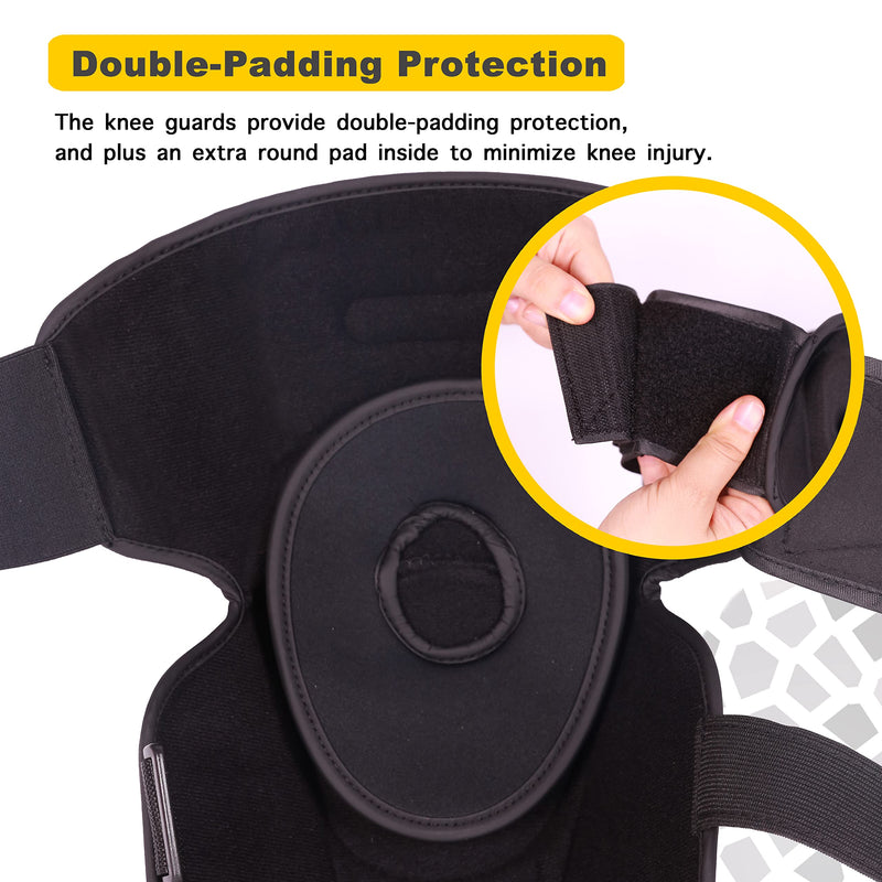 Motorcycle Knee Pads, High-Impact Shell Flexible and Breathable MTB Knee Pads for Mens