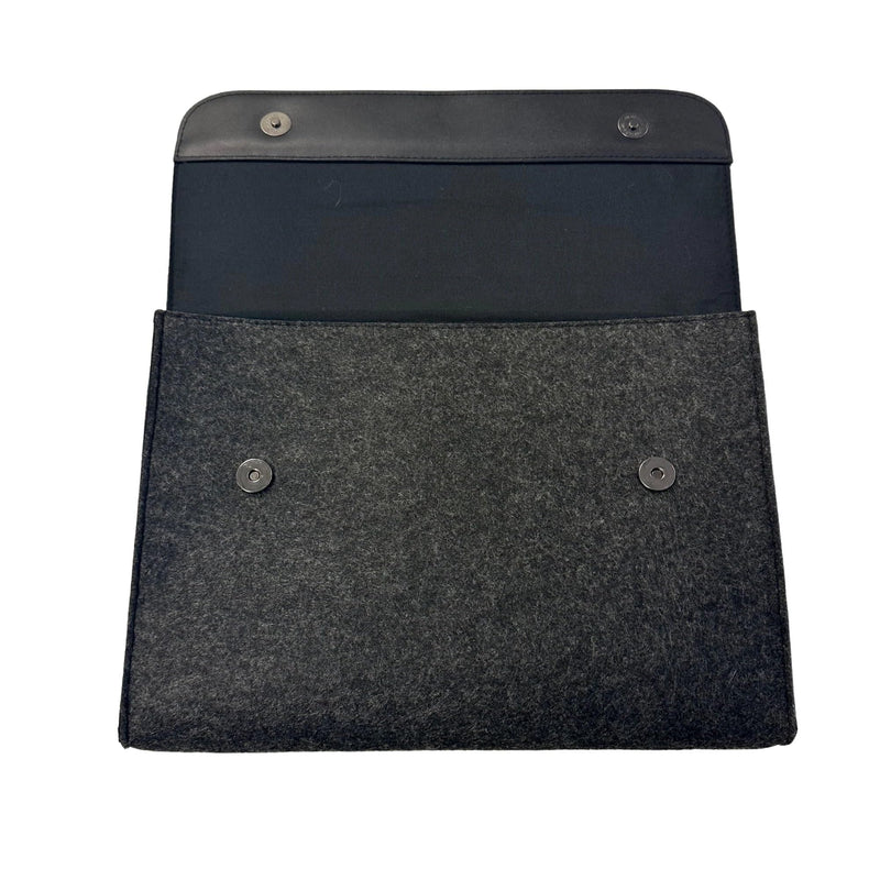 Alpha Felt and Leather Sleeve | Protective Felt & Leather Sleeve with Soft, Non Scratch Lining