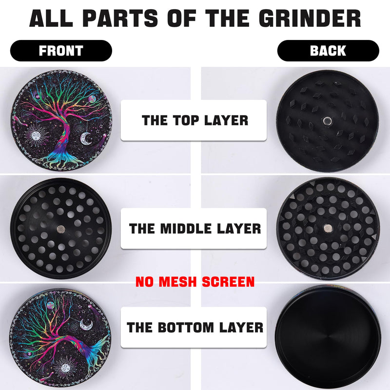 Grinder Magnetic Manual Grinder (Black) Black