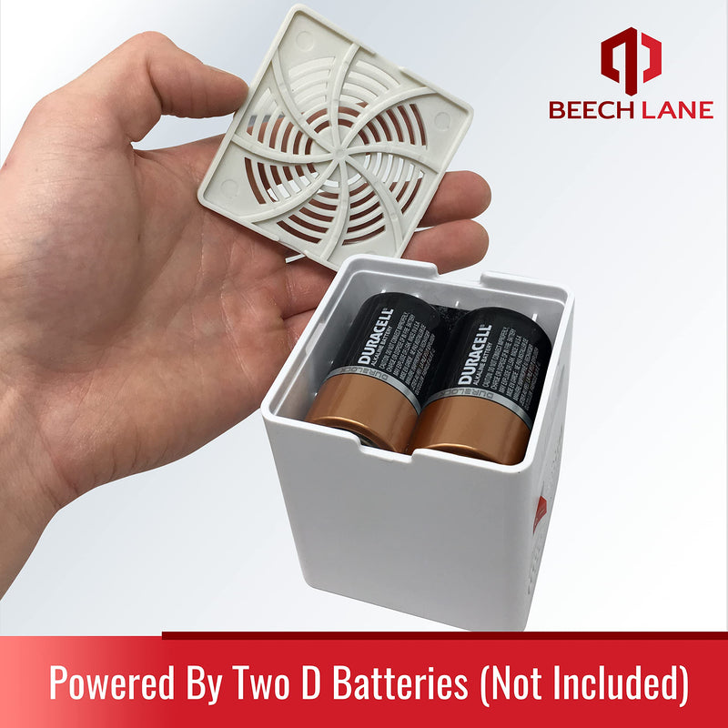 Beech Lane RV Fridge Fan, Patented, High Power 3,000 RPM Motor, Easy On and Off Switch, Multiple Side Vents Increase Airflow, Durable Construction, Efficiently Cools Refrigerator (Natural) Natural