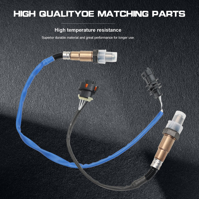 2Pcs Oxygen Sensor Upstream Downstream O2 Sensor Compatible with 2011-2016 Chevy Cruze 2012-2020 Chevy Sonic 2013-2020 Chevy Trax 1.4L L4, 2013-2021 Buick Encore 1.4L L4 Replace 234-4528 234-4529