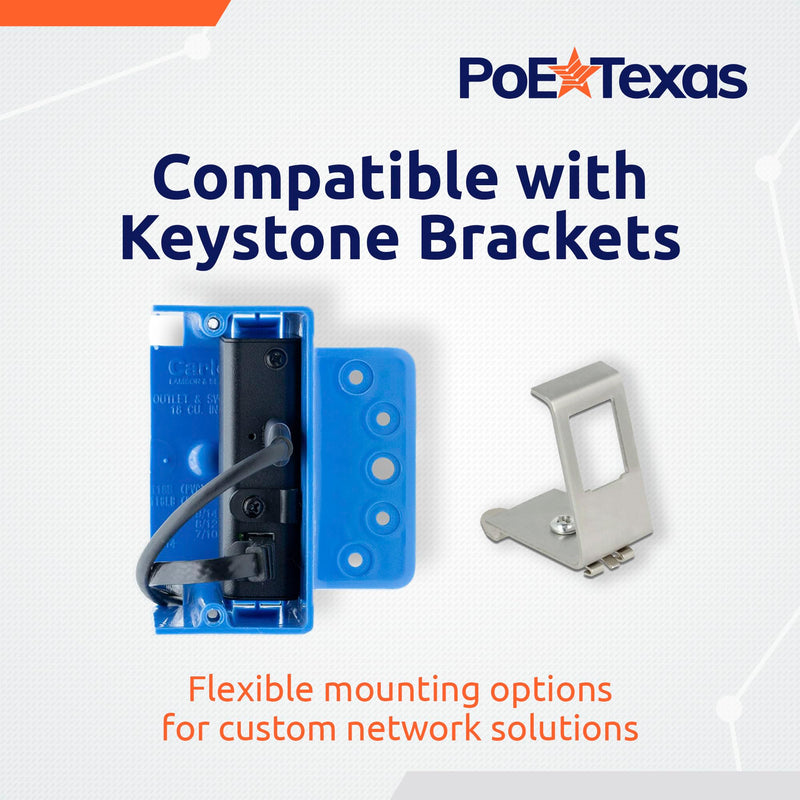 PoE Texas PoE+ to USB-C Splitter - PoE+ Splitter USB-C 25W Power Delivery for iPad, Tablet, Google Nest Cam - Convert PoE to 5V, 9V, 12V, 15V or 20V 30w Power Only
