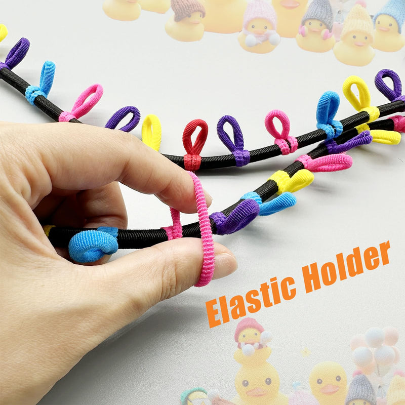 Rubber Duck Holder for Jeep Owners, Duck Display Rope Paracord Strap for Jeep Wrangler YJ TJ JK JL JT, Jeep Ducking Interior Accessory (Rubber Ducks Not Included)