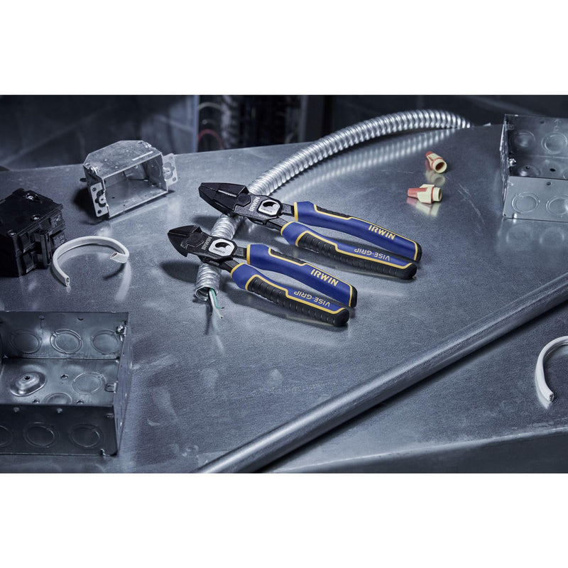 IRWIN VISE-GRIP Pliers, PowerSlot High Leverage Lineman's, 9.5 Inch (IWHT84000) One Size 9.5" Lineman's Pliers