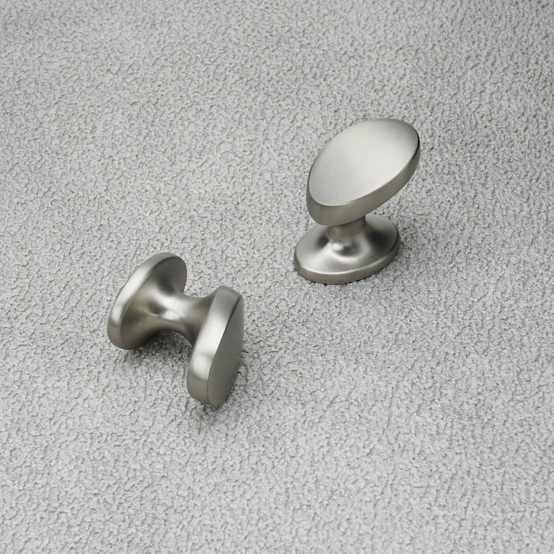 10 Pack Cabinet Knobs Brushed Nickel Solid Zinc Alloy Drawers Dresser Knobs Modern Kitchen Cupboard Bathroom Furniture Hardware Knob 10pack - Brushed Nickel