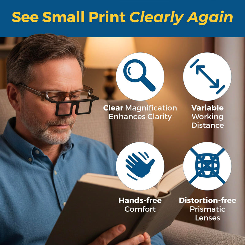 Telesight Half Frame # 44 Jewelers Glasses, Magnifying Headset, Lightweight, Available in 3 Powers, Headband Magnifier, Perfect Jewelers Vision Glasses and Lash Magnifier. Choose Below TLA-44 2.00X