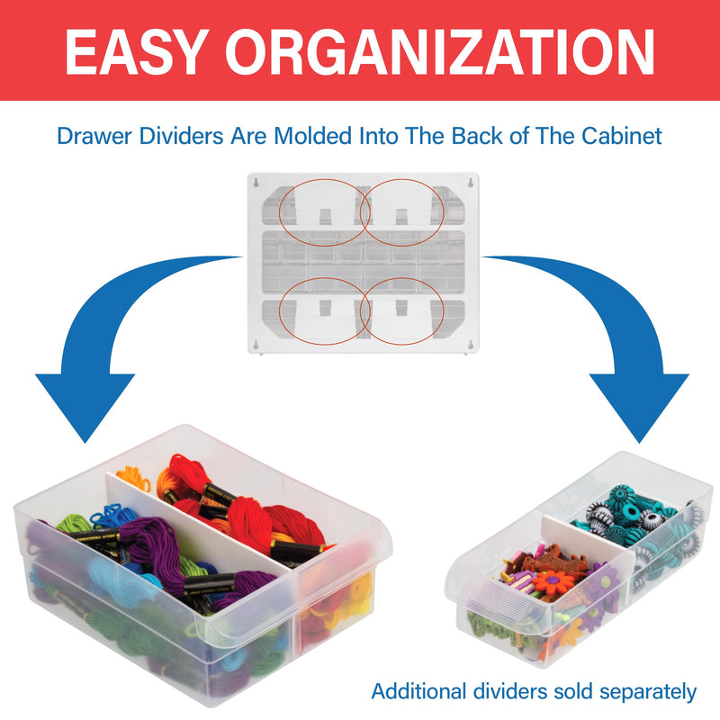 Akro-Mils 24-Drawer Plastic Drawer Storage Cabinet for Garage Organization, Bead Organizer, Building Bricks Storage, Teacher Toolbox, Makeup Organizer, 20" W x 6" D x 16" H, 10124 Black 24 Drawer 1 Pack